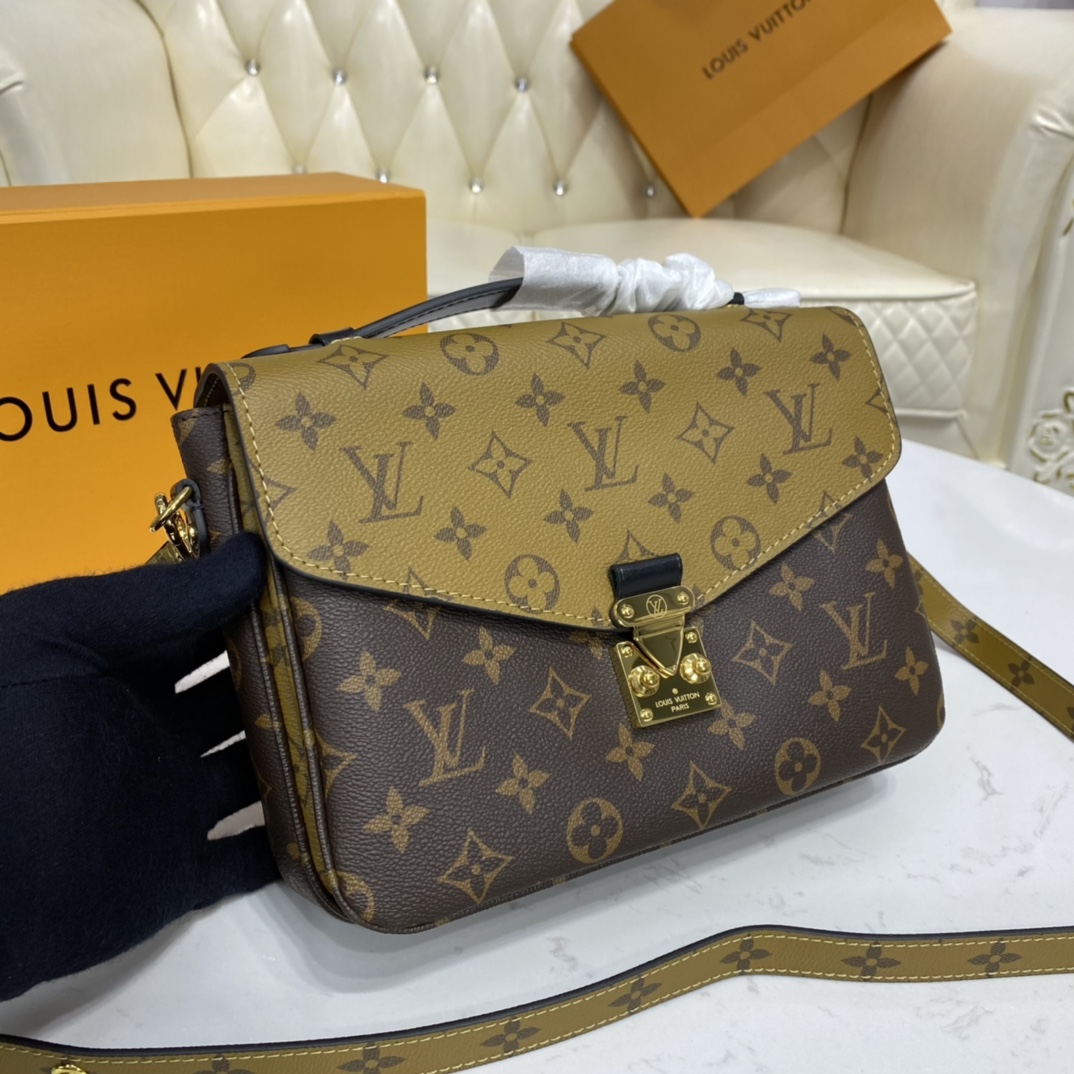 Louis Vuitton POCHETTE METIS Handbag Monogram Reverse M44876 